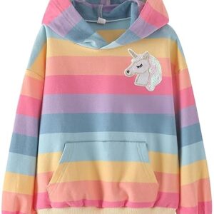 Unicorn Sweatshirts for Toddler & Little Girls by WELAKEN