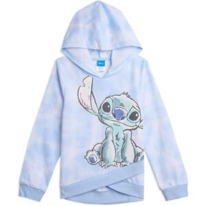 Disney Lilo & Stitch Girls’ French Terry Crossover Hoodie for Toddlers and Big Kids